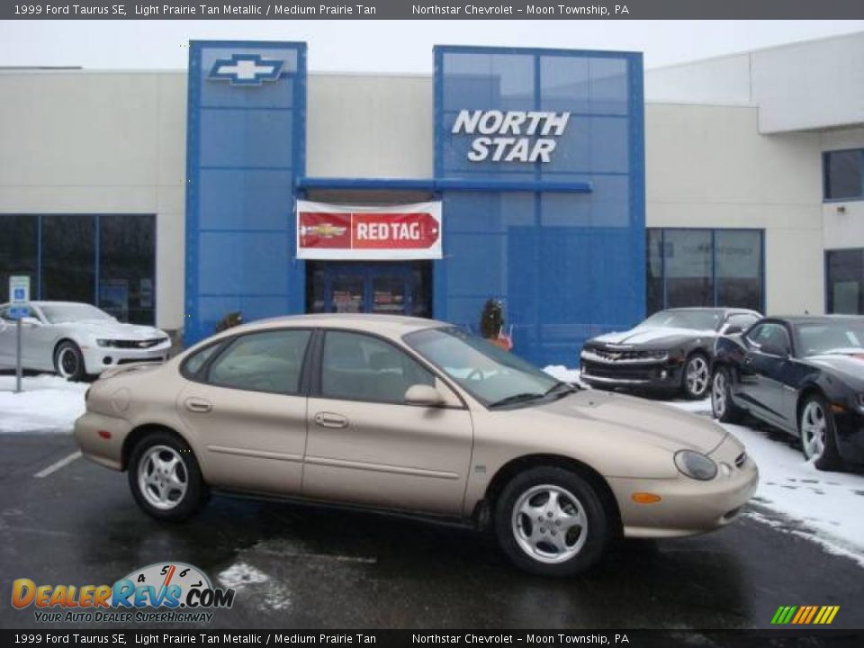 1999 Ford Taurus SE Light Prairie Tan Metallic / Medium Prairie Tan Photo #1