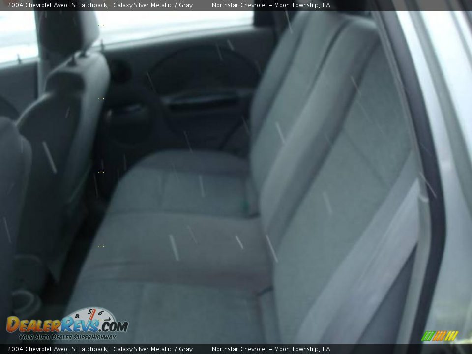 2004 Chevrolet Aveo LS Hatchback Galaxy Silver Metallic / Gray Photo #11