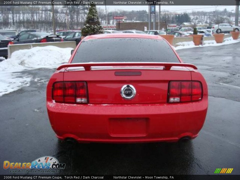 2006 Ford Mustang GT Premium Coupe Torch Red / Dark Charcoal Photo #4