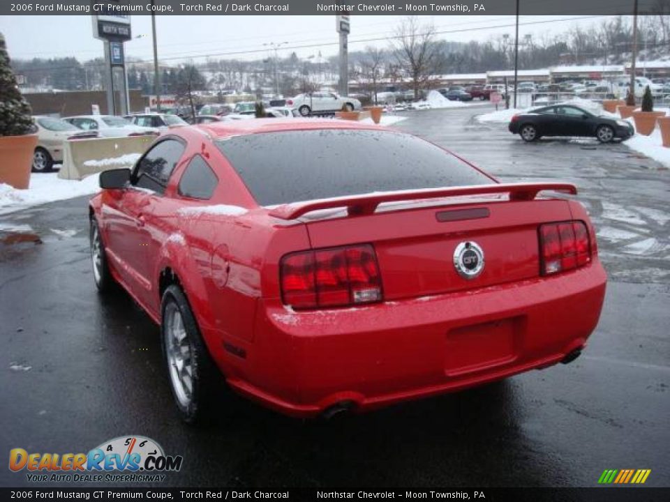 2006 Ford Mustang GT Premium Coupe Torch Red / Dark Charcoal Photo #5