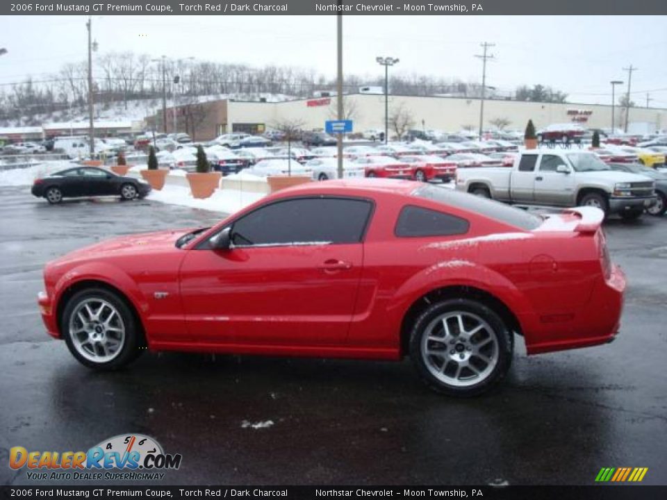 2006 Ford Mustang GT Premium Coupe Torch Red / Dark Charcoal Photo #6
