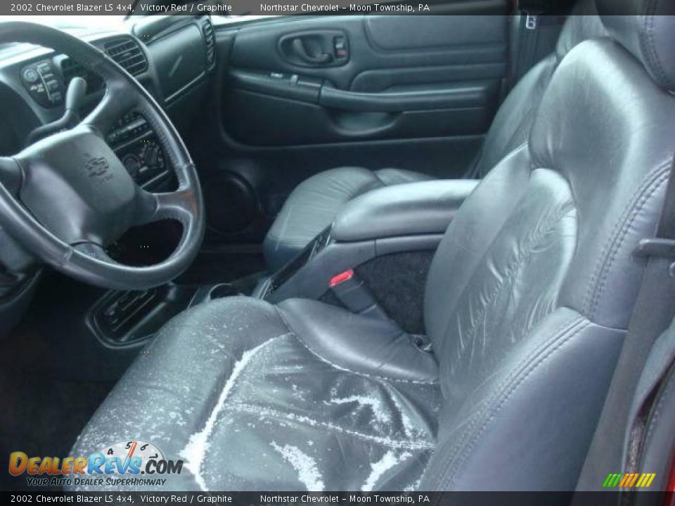 2002 Chevrolet Blazer LS 4x4 Victory Red / Graphite Photo #8
