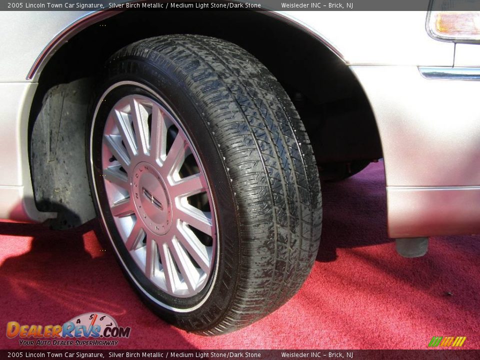 2005 Lincoln Town Car Signature Silver Birch Metallic / Medium Light Stone/Dark Stone Photo #10