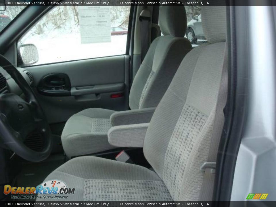 2003 Chevrolet Venture Galaxy Silver Metallic / Medium Gray Photo #8