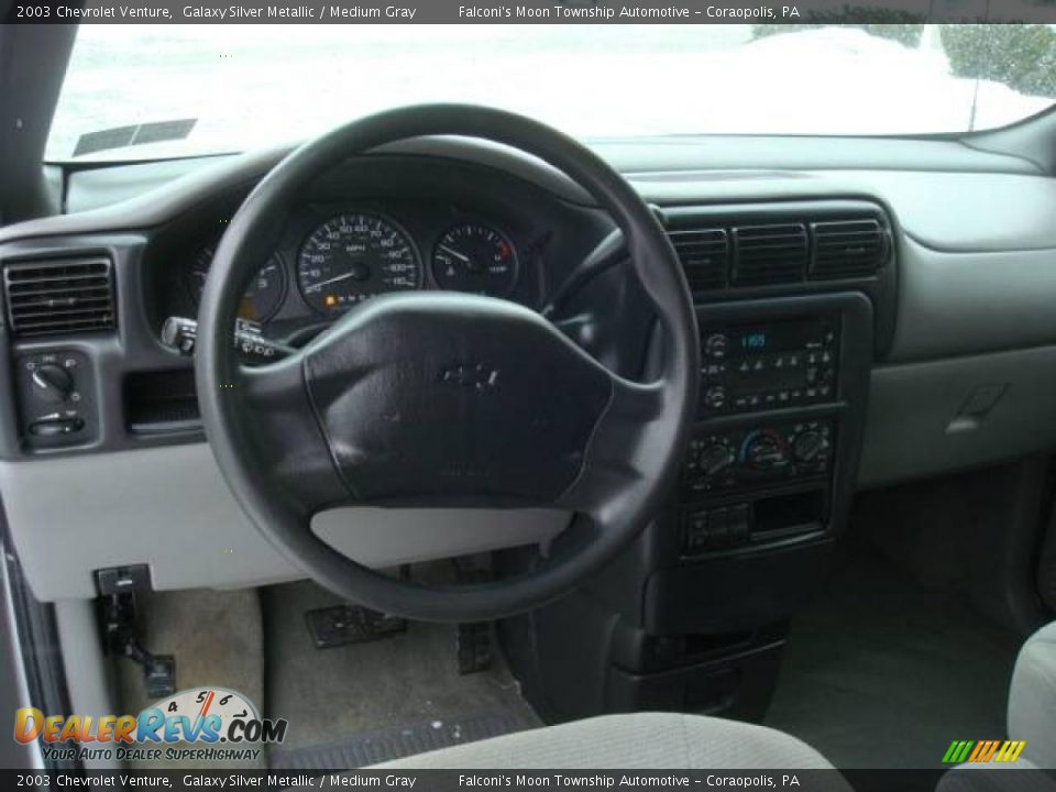 2003 Chevrolet Venture Galaxy Silver Metallic / Medium Gray Photo #10