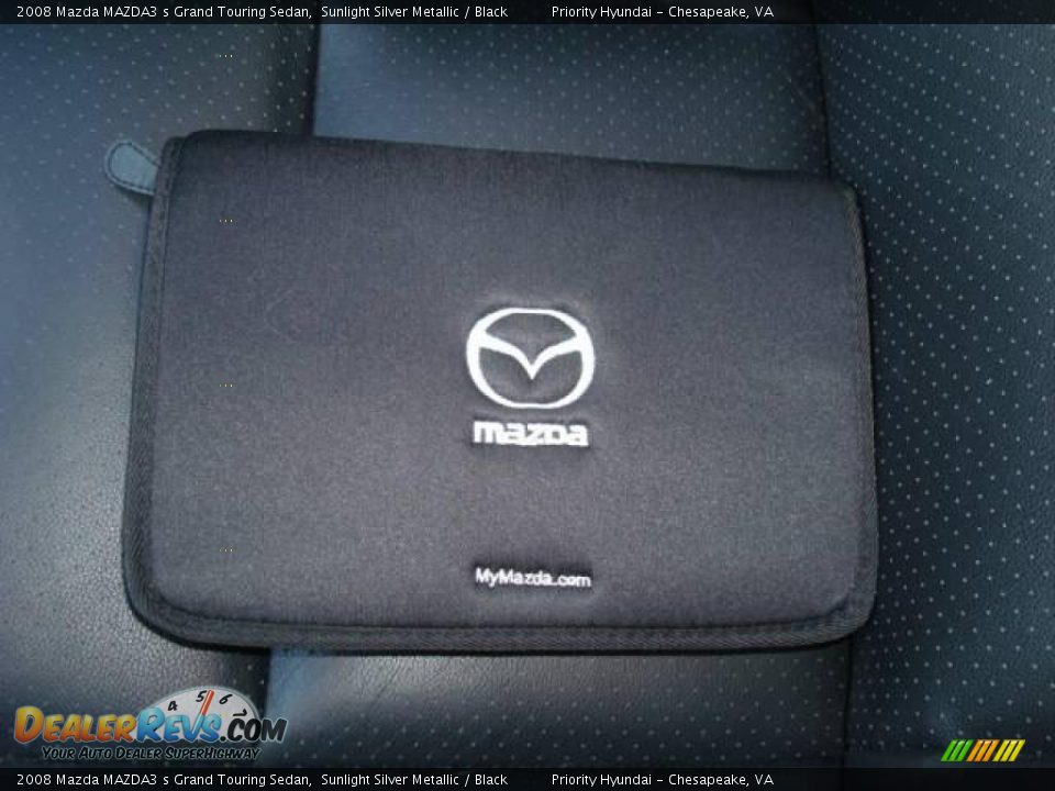 2008 Mazda MAZDA3 s Grand Touring Sedan Sunlight Silver Metallic / Black Photo #23
