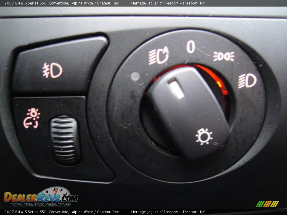 2007 BMW 6 Series 650i Convertible Alpine White / Chateau Red Photo #28