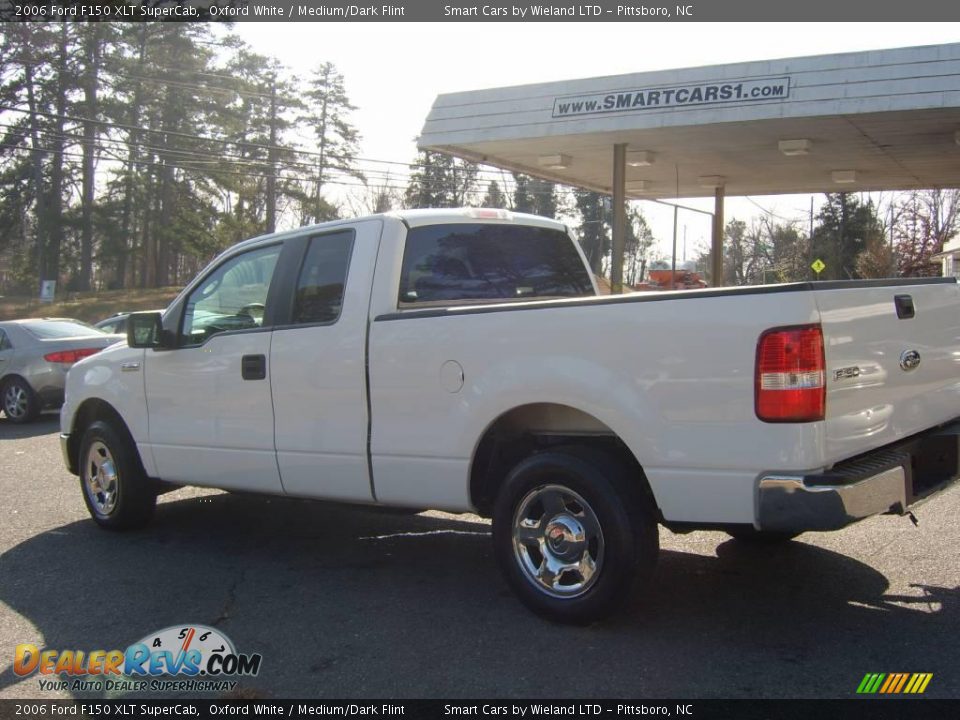 2006 Ford F150 XLT SuperCab Oxford White / Medium/Dark Flint Photo #6