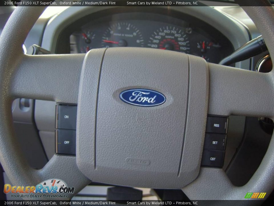 2006 Ford F150 XLT SuperCab Oxford White / Medium/Dark Flint Photo #14