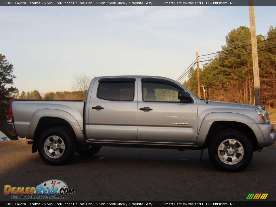 2007 Toyota Tacoma V6 SR5 PreRunner Double Cab Silver Streak Mica / Graphite Gray Photo #1