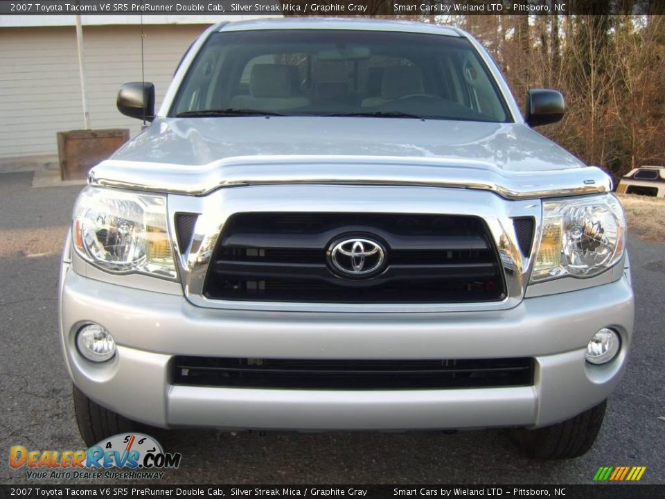 2007 Toyota Tacoma V6 SR5 PreRunner Double Cab Silver Streak Mica / Graphite Gray Photo #2