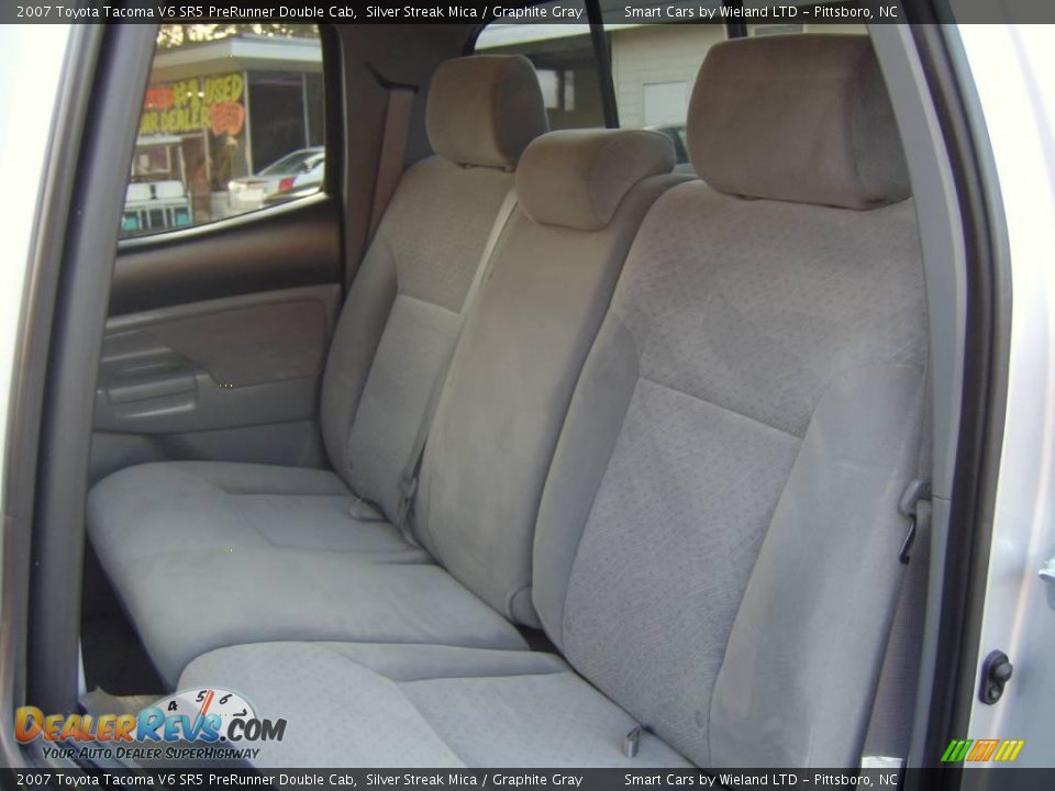2007 Toyota Tacoma V6 SR5 PreRunner Double Cab Silver Streak Mica / Graphite Gray Photo #14