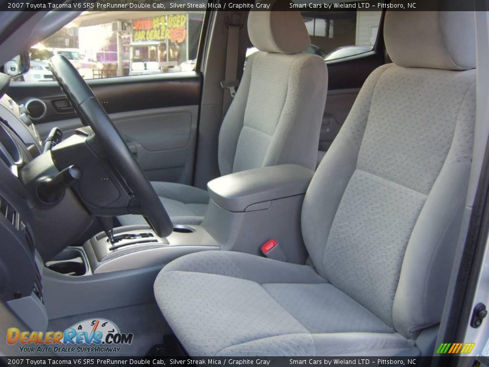 2007 Toyota Tacoma V6 SR5 PreRunner Double Cab Silver Streak Mica / Graphite Gray Photo #15