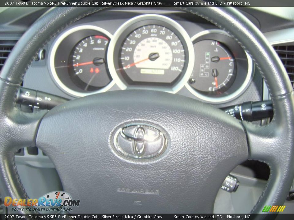 2007 Toyota Tacoma V6 SR5 PreRunner Double Cab Silver Streak Mica / Graphite Gray Photo #20
