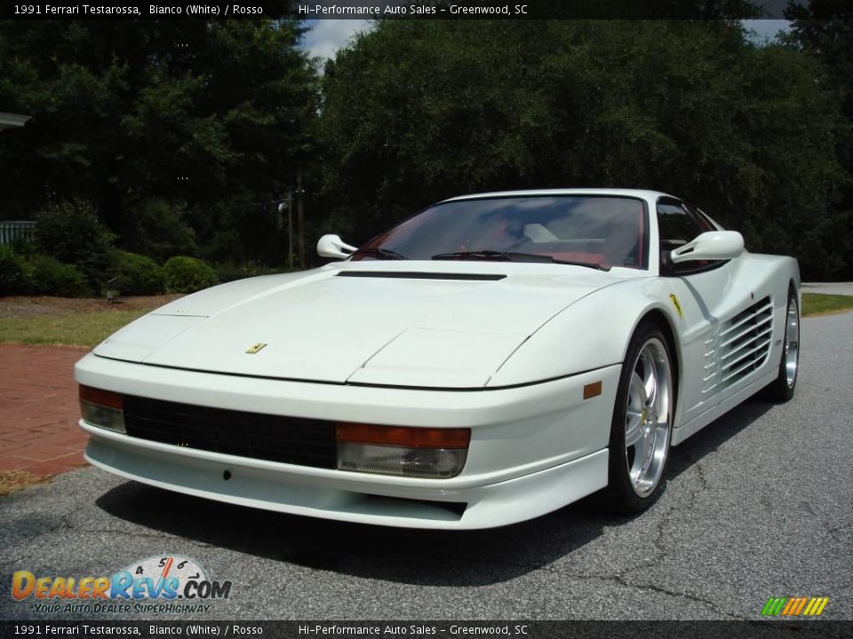 Front 3/4 View of 1991 Ferrari Testarossa  Photo #2