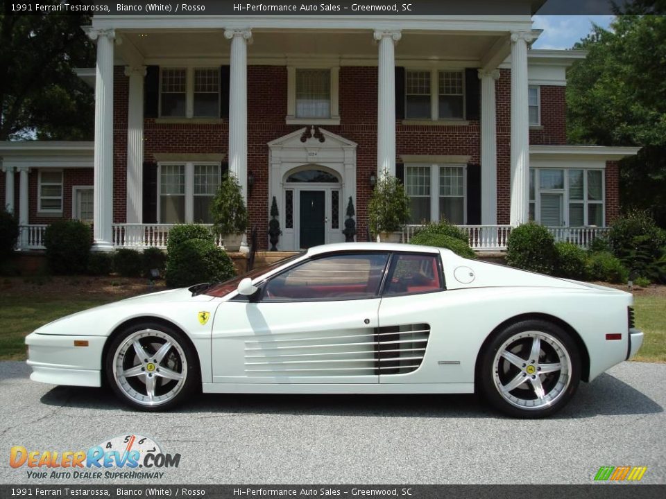 Bianco (White) 1991 Ferrari Testarossa  Photo #4