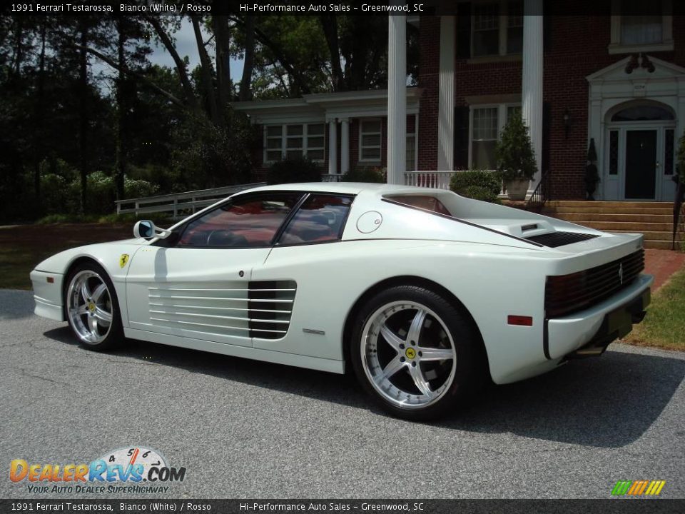 1991 Ferrari Testarossa Bianco (White) / Rosso Photo #5