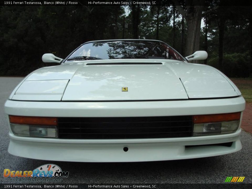 1991 Ferrari Testarossa Bianco (White) / Rosso Photo #13