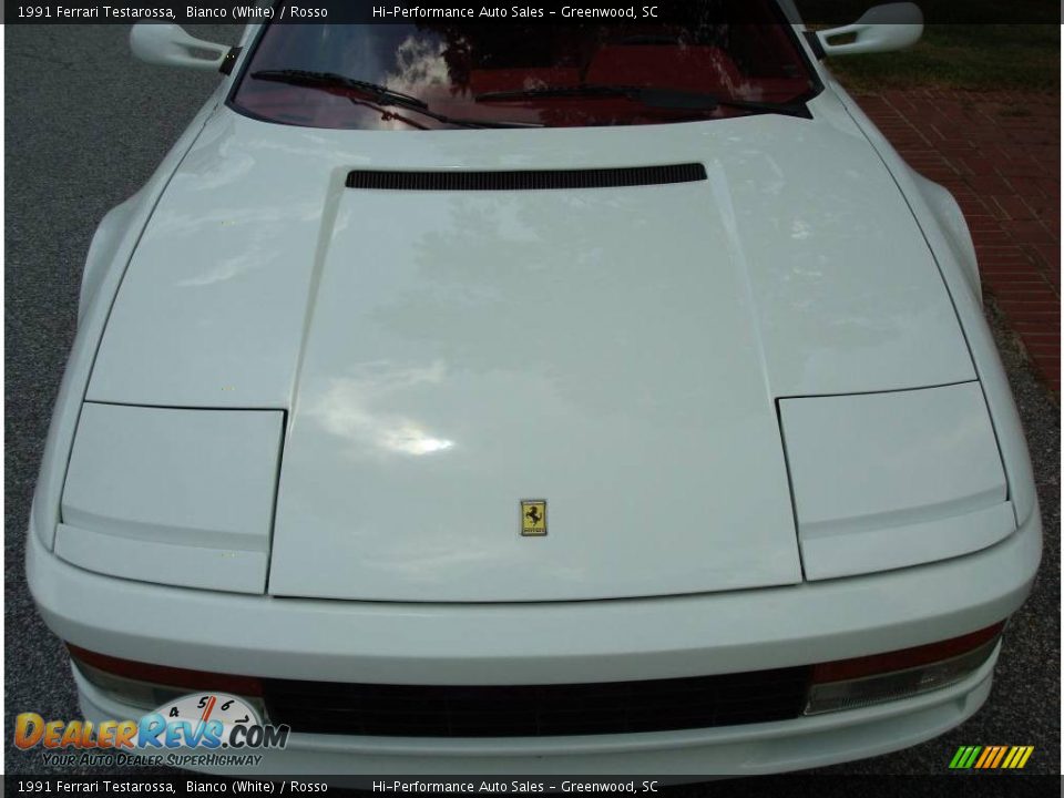 1991 Ferrari Testarossa Bianco (White) / Rosso Photo #14