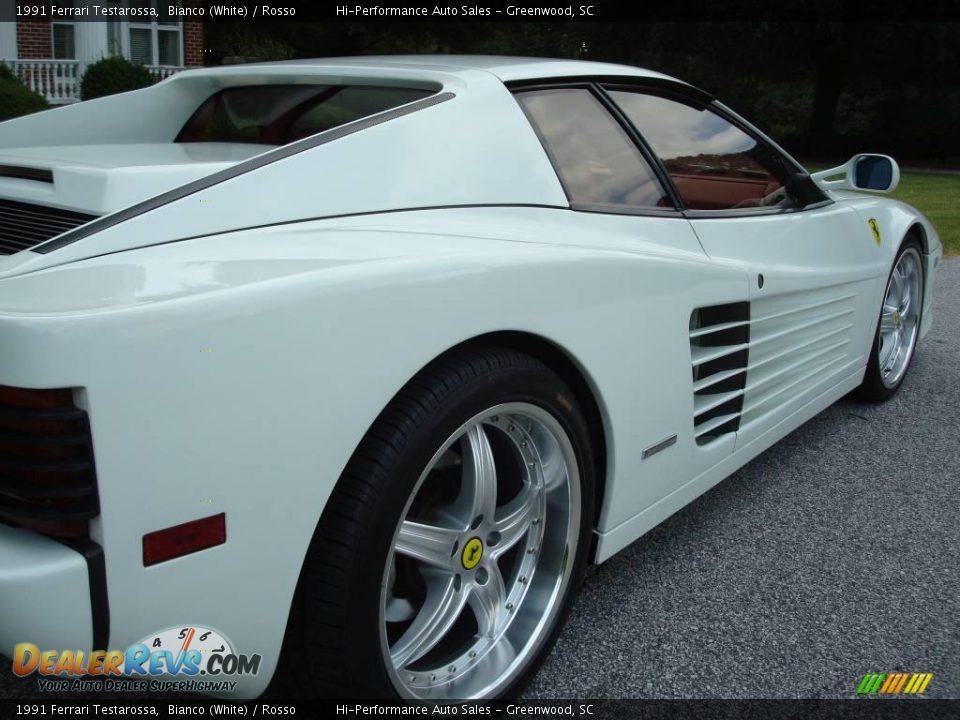 1991 Ferrari Testarossa Bianco (White) / Rosso Photo #19