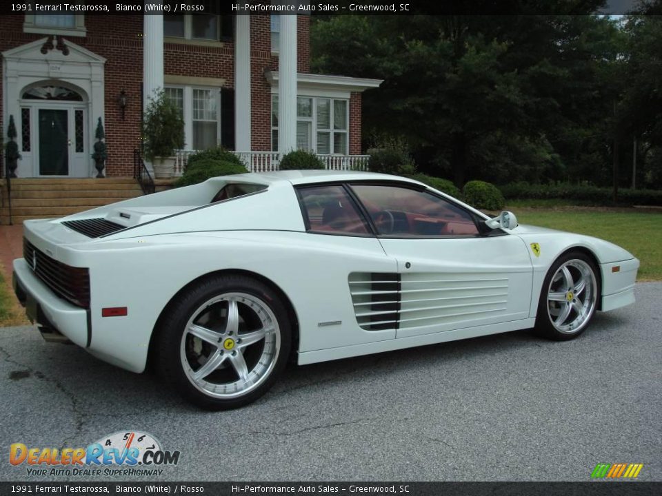 1991 Ferrari Testarossa Bianco (White) / Rosso Photo #20