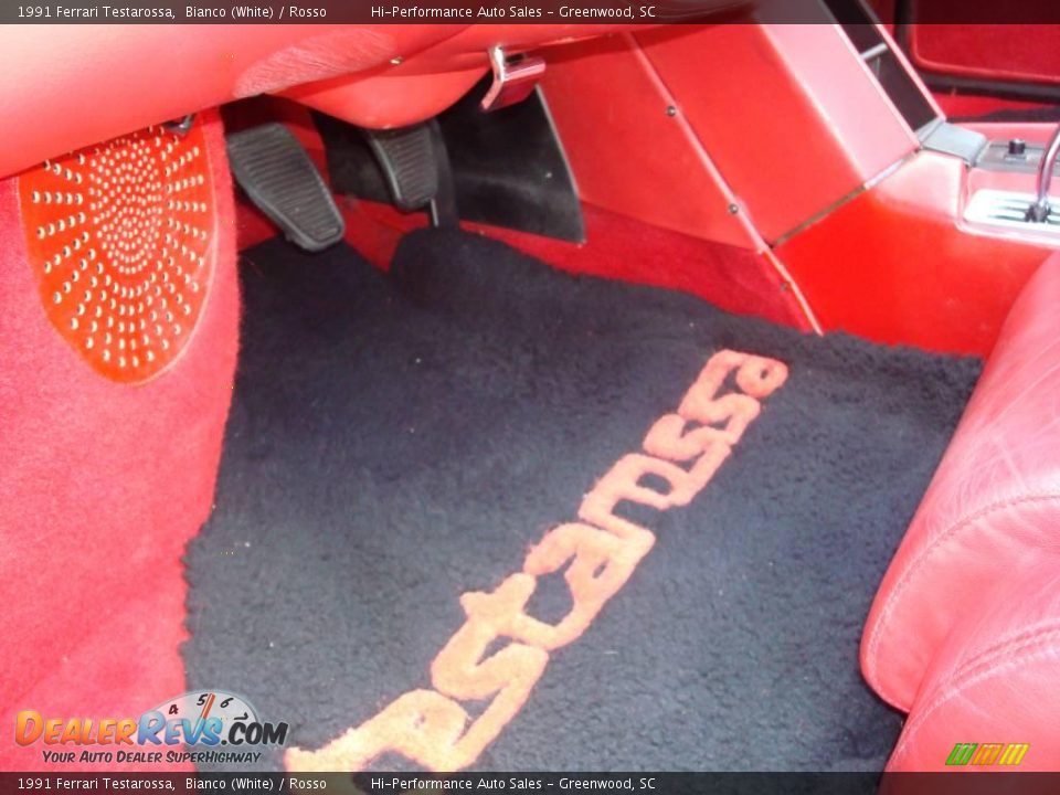 Rosso Interior - 1991 Ferrari Testarossa  Photo #35