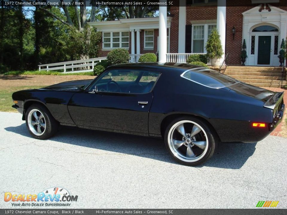 1972 Chevrolet Camaro Coupe Black / Black Photo #5