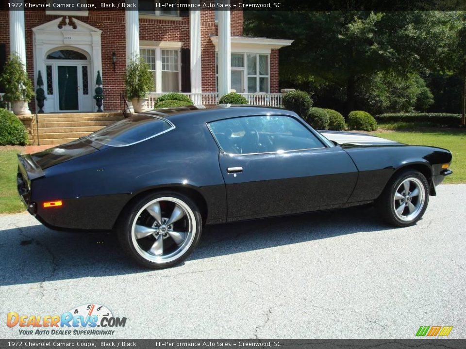 1972 Chevrolet Camaro Coupe Black / Black Photo #11