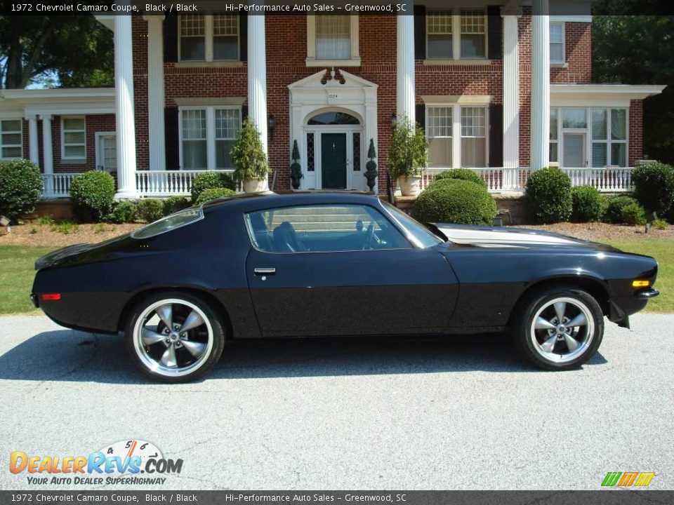 1972 Chevrolet Camaro Coupe Black / Black Photo #12