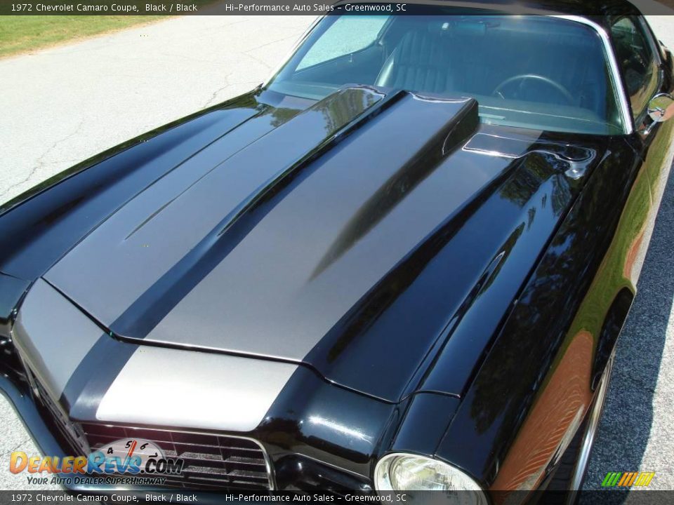 1972 Chevrolet Camaro Coupe Black / Black Photo #18