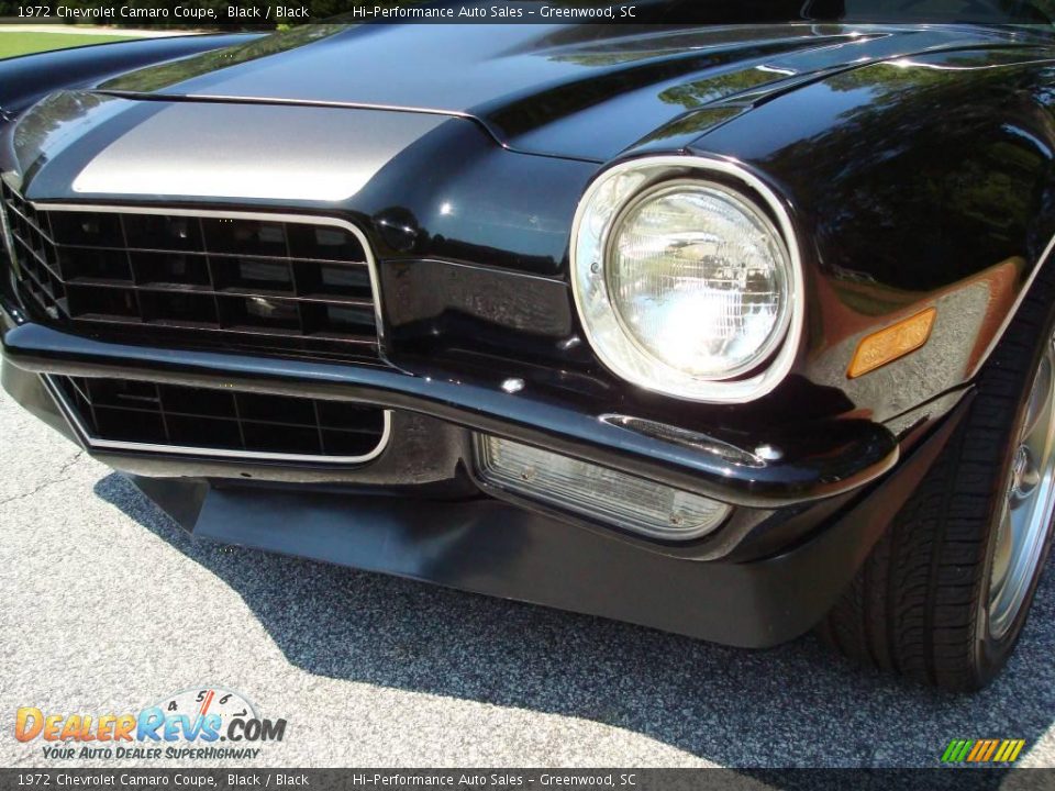 1972 Chevrolet Camaro Coupe Black / Black Photo #19