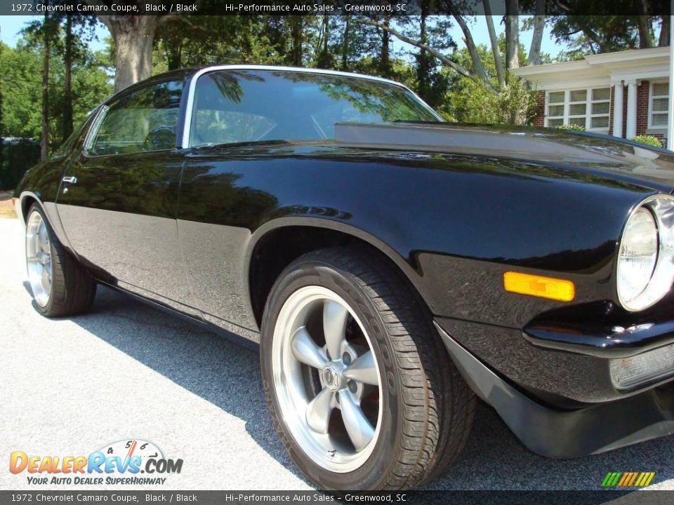 1972 Chevrolet Camaro Coupe Black / Black Photo #21