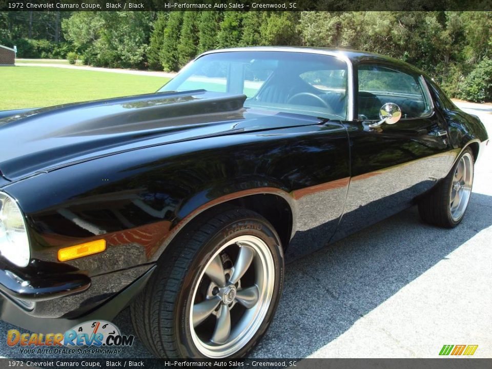 1972 Chevrolet Camaro Coupe Black / Black Photo #22