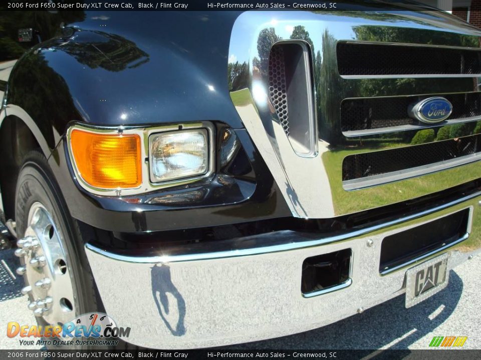 2006 Ford F650 Super Duty XLT Crew Cab Black / Flint Gray Photo #20