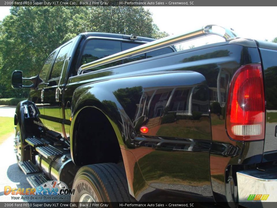 2006 Ford F650 Super Duty XLT Crew Cab Black / Flint Gray Photo #30