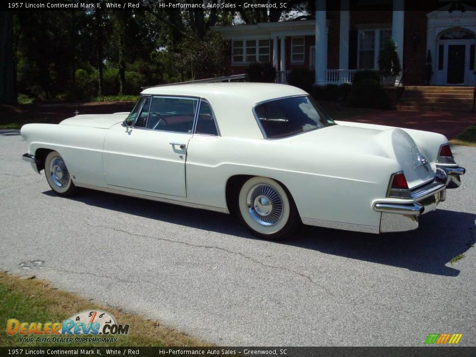 1957 Lincoln Continental Mark II White / Red Photo #4