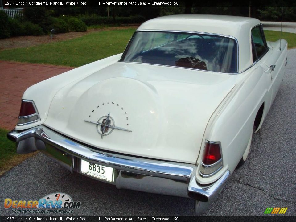 1957 Lincoln Continental Mark II White / Red Photo #8
