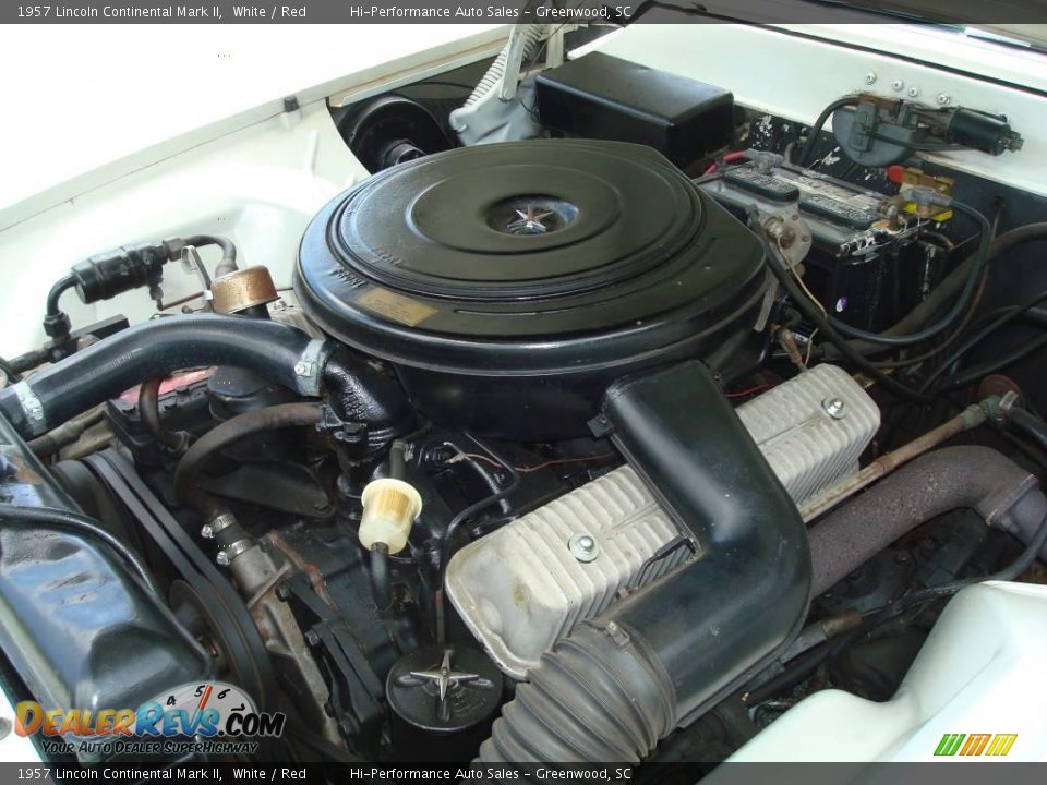 1957 Lincoln Continental Mark II White / Red Photo #33