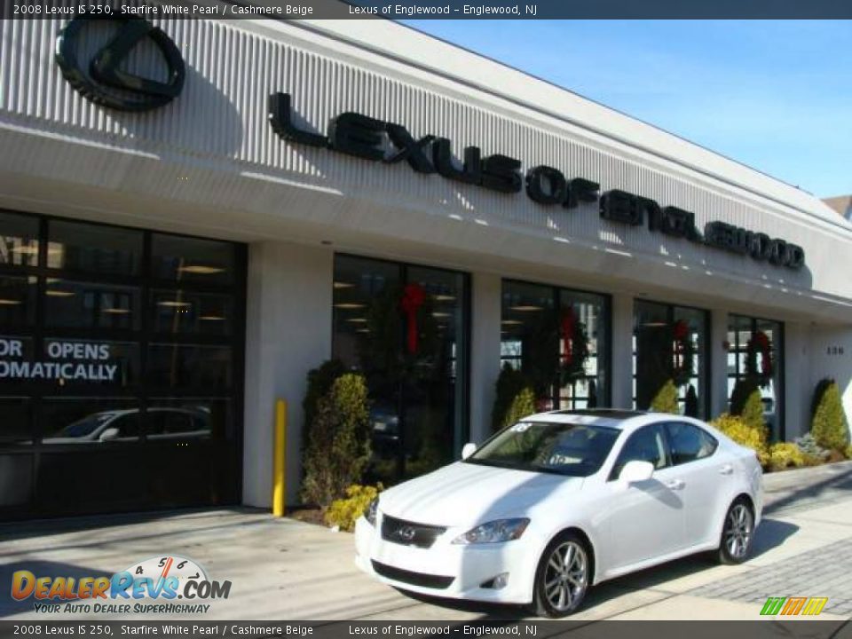 2008 Lexus IS 250 Starfire White Pearl / Cashmere Beige Photo #1