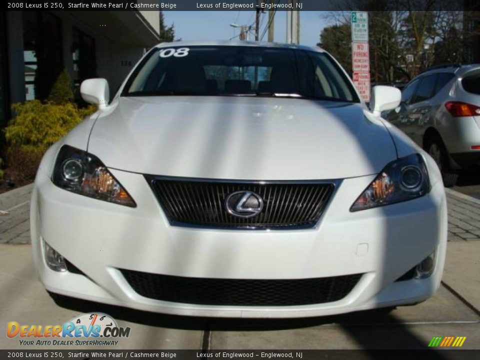 2008 Lexus IS 250 Starfire White Pearl / Cashmere Beige Photo #2