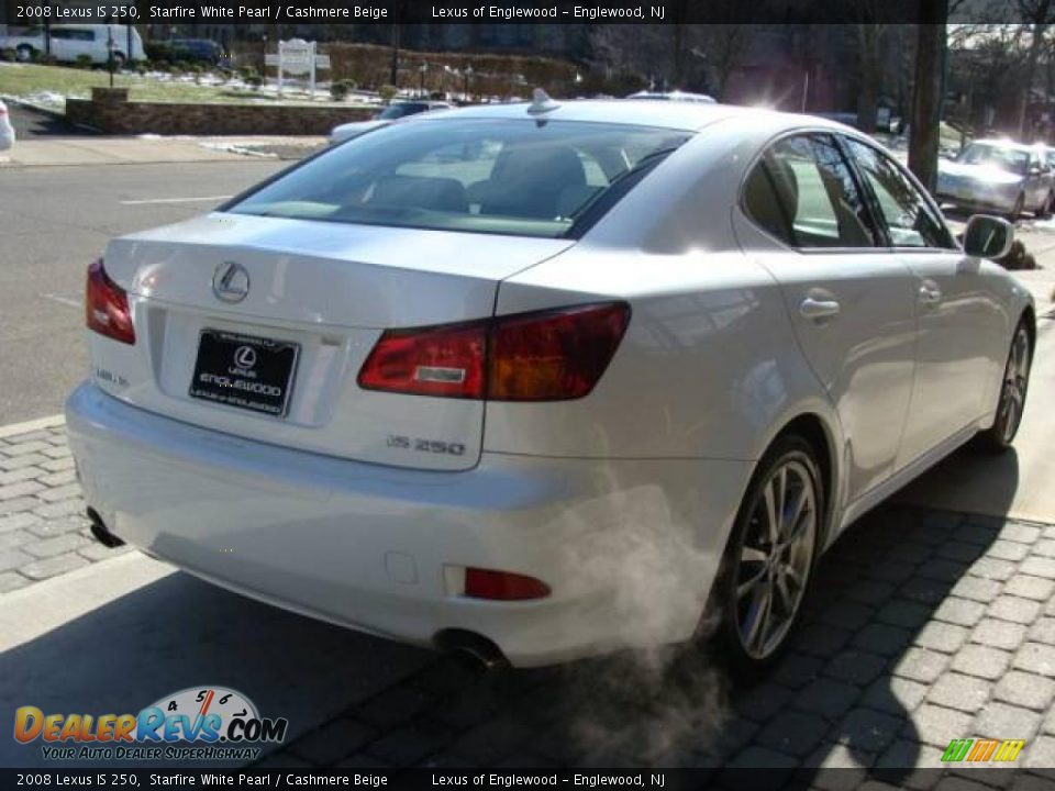 2008 Lexus IS 250 Starfire White Pearl / Cashmere Beige Photo #4