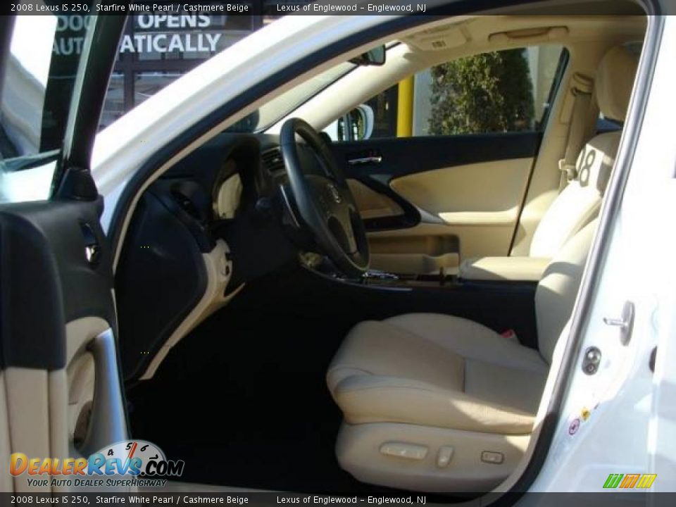 2008 Lexus IS 250 Starfire White Pearl / Cashmere Beige Photo #7