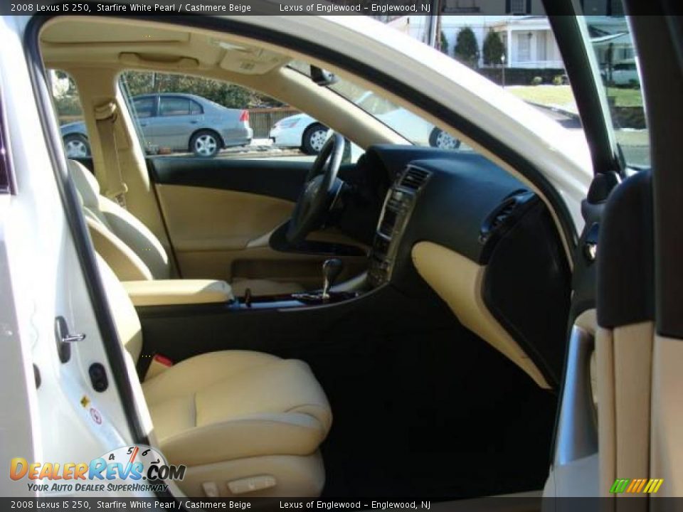 2008 Lexus IS 250 Starfire White Pearl / Cashmere Beige Photo #8