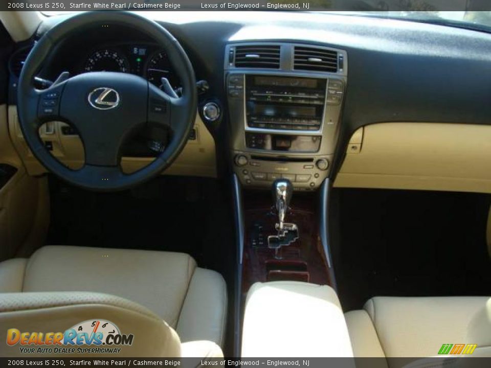 2008 Lexus IS 250 Starfire White Pearl / Cashmere Beige Photo #9