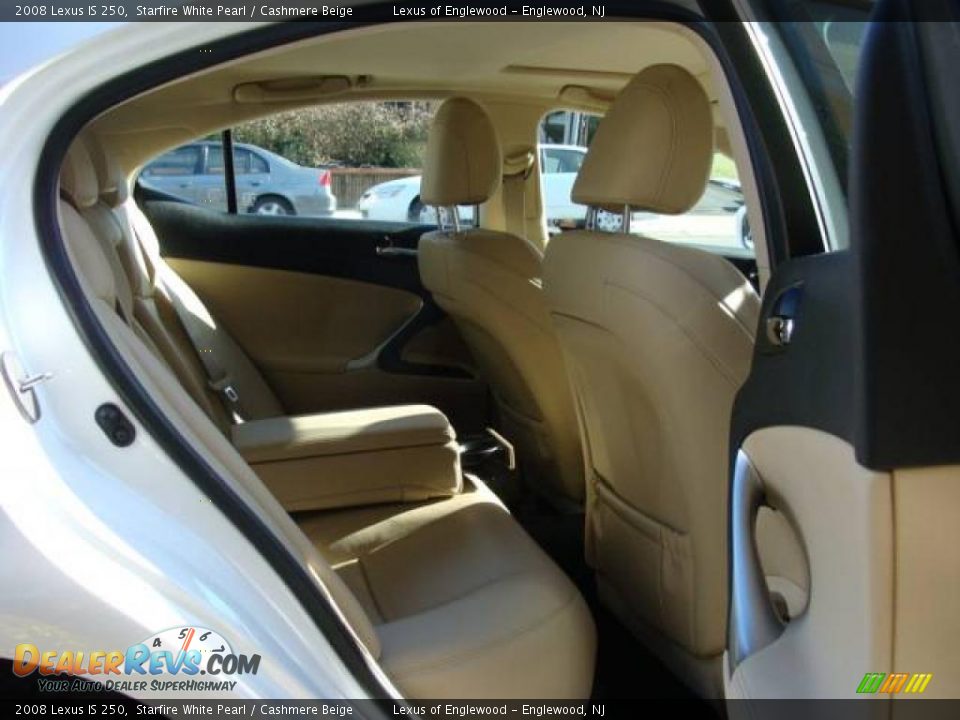 2008 Lexus IS 250 Starfire White Pearl / Cashmere Beige Photo #12