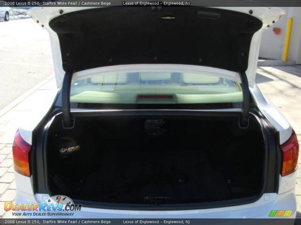 2008 Lexus IS 250 Starfire White Pearl / Cashmere Beige Photo #13