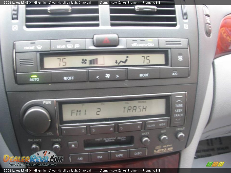 2002 Lexus LS 430 Millennium Silver Metallic / Light Charcoal Photo #4