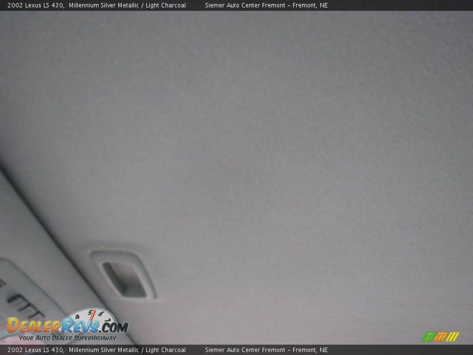 2002 Lexus LS 430 Millennium Silver Metallic / Light Charcoal Photo #27