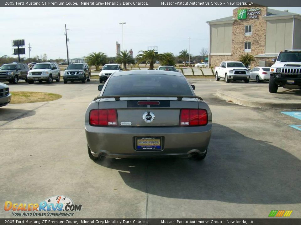 2005 Ford Mustang GT Premium Coupe Mineral Grey Metallic / Dark Charcoal Photo #4