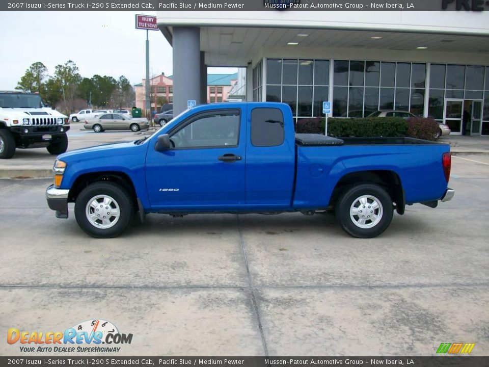 2007 Isuzu i-Series Truck i-290 S Extended Cab Pacific Blue / Medium Pewter Photo #2